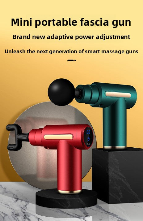 Mini Gun Deep Tissue Percussion Muscle Massager (Black)