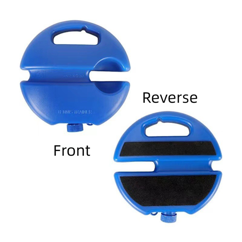 Portable Self-Study Tennis Training Set - Tennis Rebounder with High-Elasticity String, Baseboard & Durable Training Ball