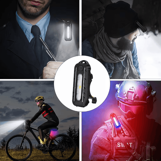 Best LED Red White Blue Flashing Chest Clip Strobe Light | Buy Online at Furniture Things Australia