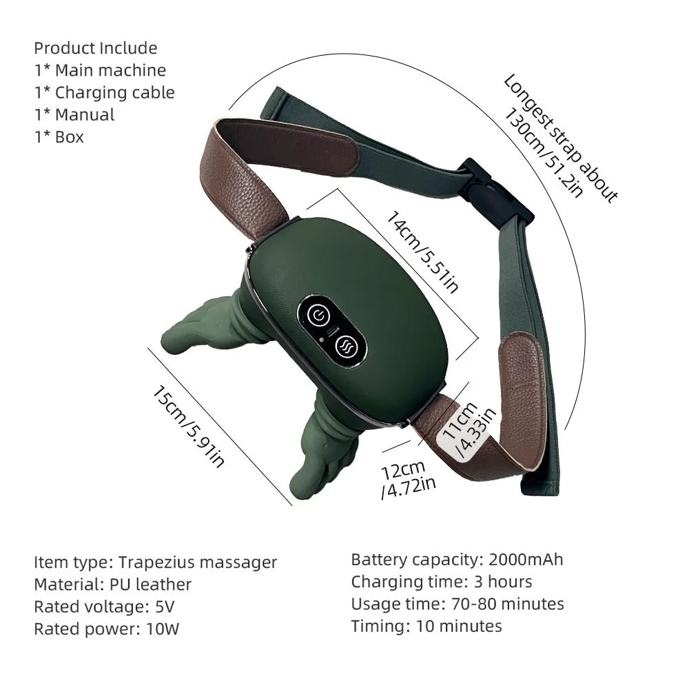 Neck Massager with Bionic Finger Wireless Kneading