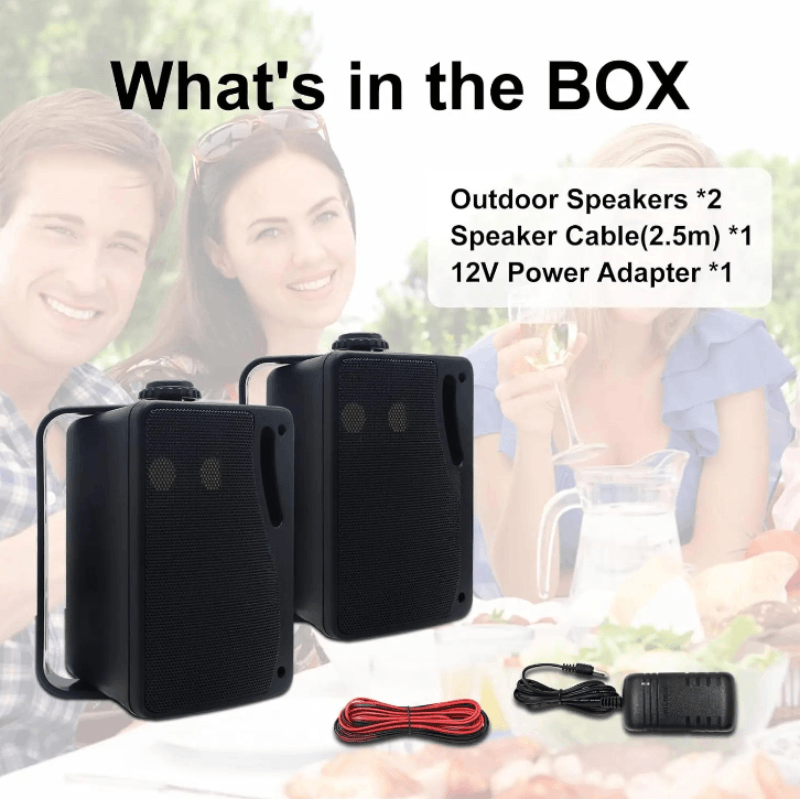 Best Outdoor Bluetooth Speakers Waterproof 200W Wall Mount | Buy Online at Furniture Things Australia