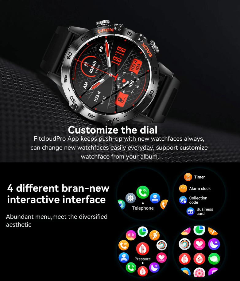Best Smart Watch Bluetooth Call Fitness Tracker Waterproof | Buy Online at Furniture Things Australia