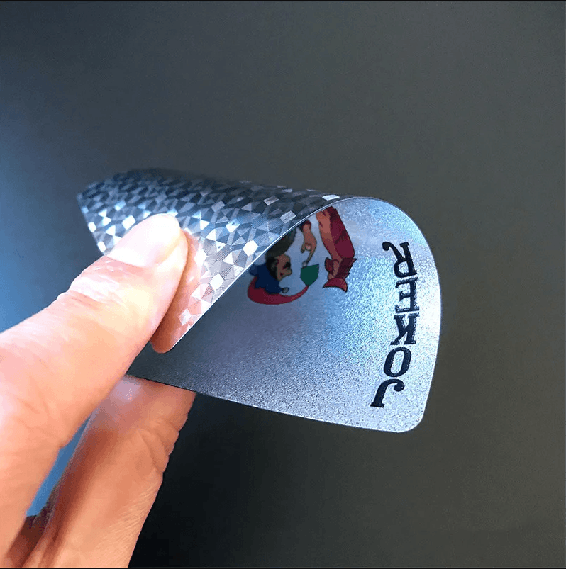 Best Playing Cards Silver Foil Waterproof Plastic | Buy Online at Furniture Things Australia