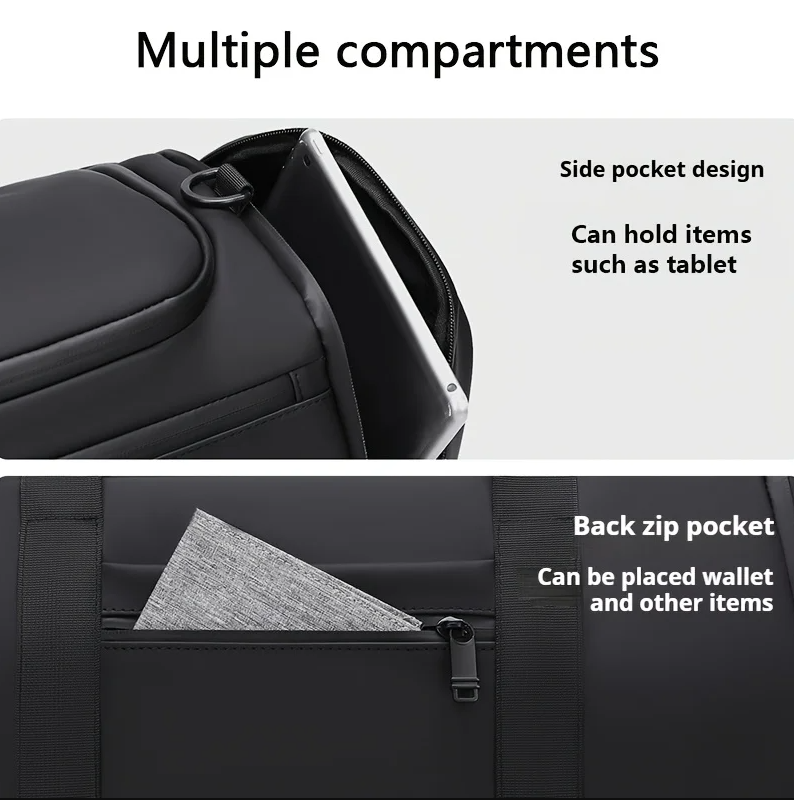 Travel Bag Large Capacity PU Casual
