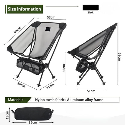Moon Chair Folding Aluminum Camping