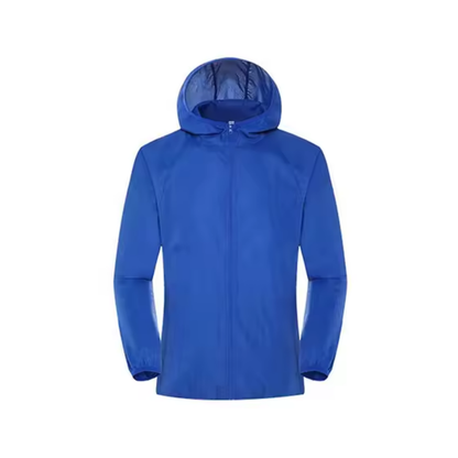 Jacket with Waterproof Quick Dry UV Protection for Hiking (S-NavyBlue)