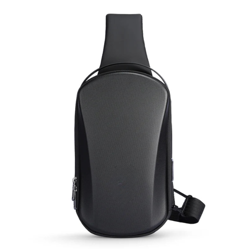 Crossbody Bag Waterproof Hard-Shell with USB Port