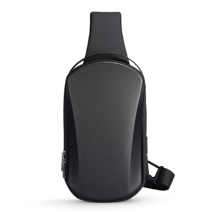 Crossbody Bag Waterproof Hard-Shell with USB Port
