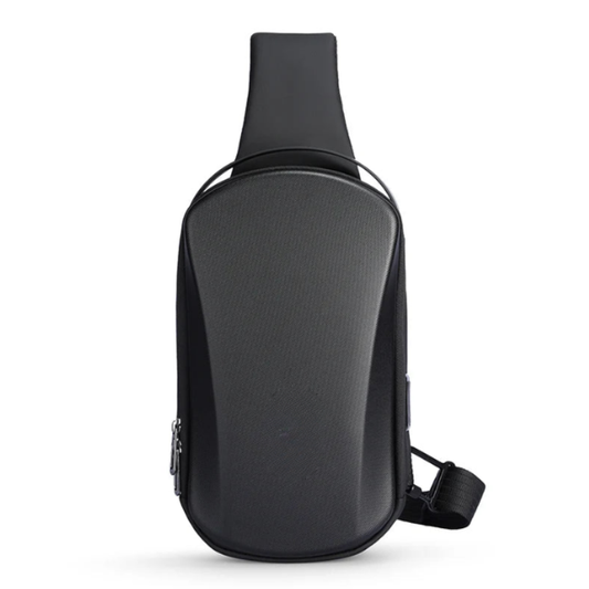 Crossbody Bag Waterproof Hard-Shell with USB Port