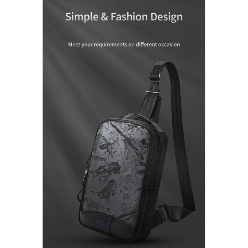 Chest Bag TPU Waterproof Camouflage Men Crossbody