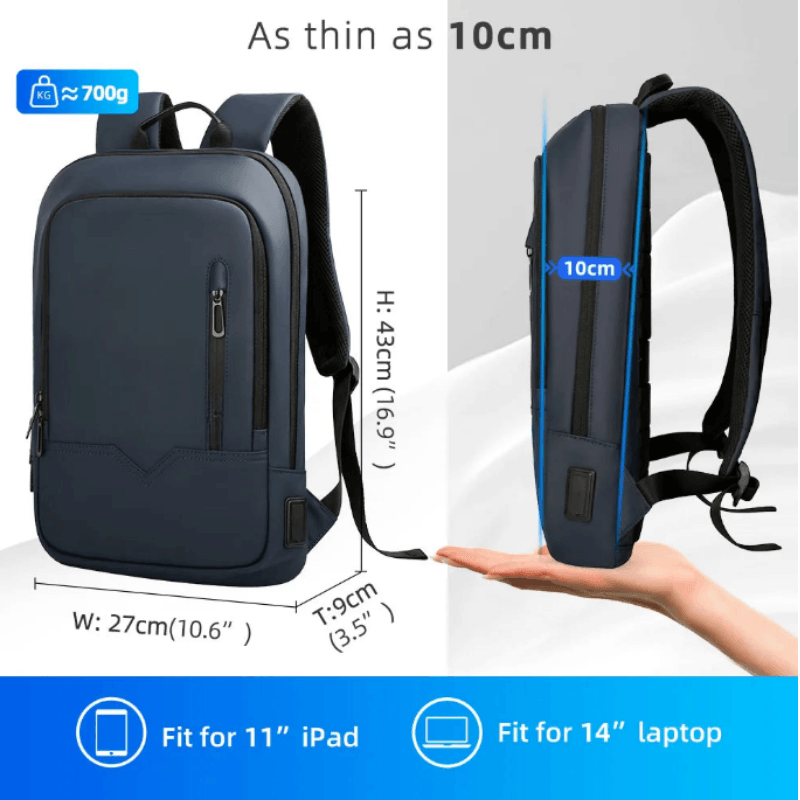 Best Backpack Waterproof Slim Laptop 156 Inch USB Business | Buy Online at Furniture Things Australia