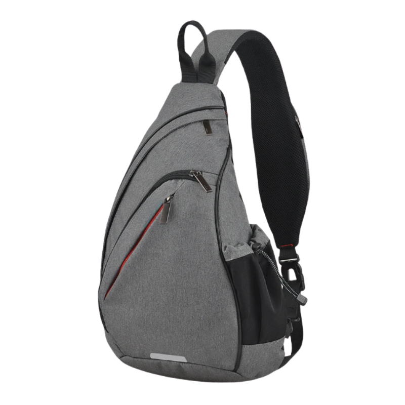 Sling Bag Crossbody Water-Repellent USB Travel