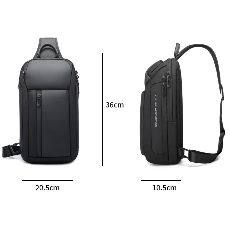 Chest Bag Waterproof Oxford Patchwork Large Capacity