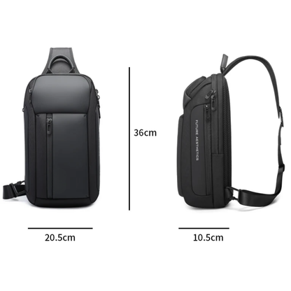 Chest Bag Waterproof Oxford Patchwork Large Capacity