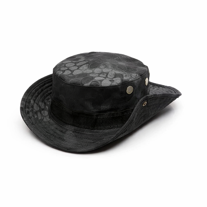 Boonie Black Python Unisex Hat with UV Protection for Hiking