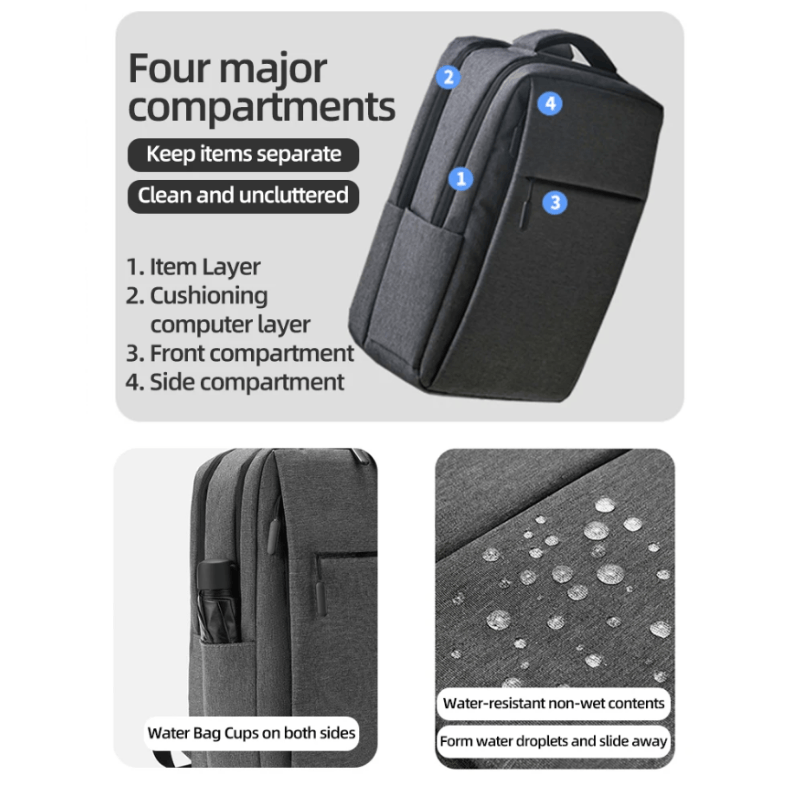 Best Laptop Backpack Durable 40L USB Charging | Buy Online at Furniture Things Australia