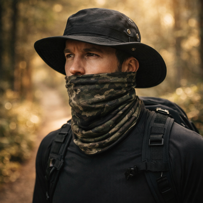 Boonie Black Unisex Hat with UV Protection for Hiking
