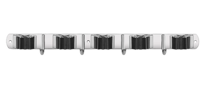 Mop Broom Holder Stainless Steel Wall Mounted