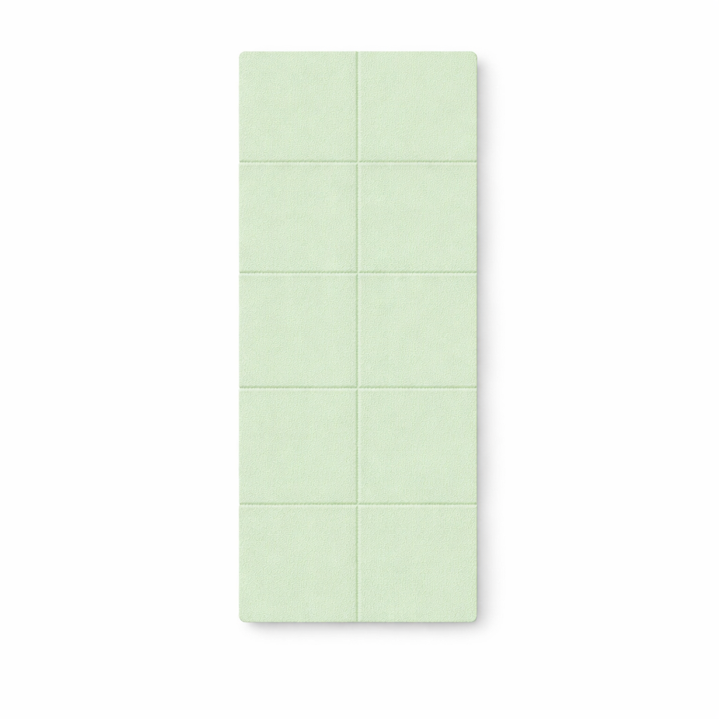 Dual-Sided Non-Slip TPE Exercise Mat for Yoga, Pilates, Kids Nap & Travel (Green)