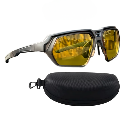 Polarized Sports Sunglasses UV400 for Men & Women (Yellow)