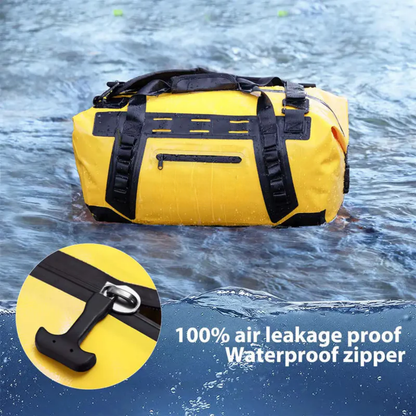 Waterproof Dry Backpack with PVC Roll Top 50L