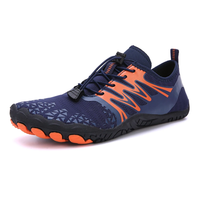 Trail Running Blue Orange Shoes for Men (Shoe Size: 39)