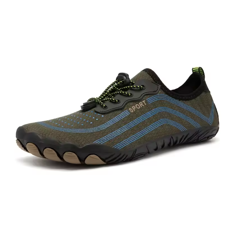 Trail Running Green Shoes for Men (Shoe Size: 41)