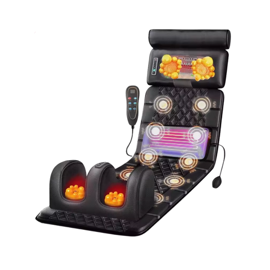 Massage Mattress with Electric Full Body Heating Cushion
