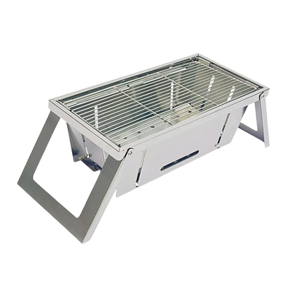 Charcoal Grill with Folding Stainless Portable