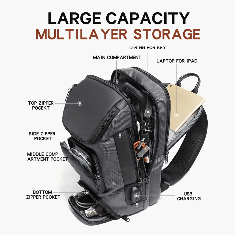 Best Crossbody Bag with Anti-Theft Waterproof Chest Sling | Buy Online at Furniture Things Australia