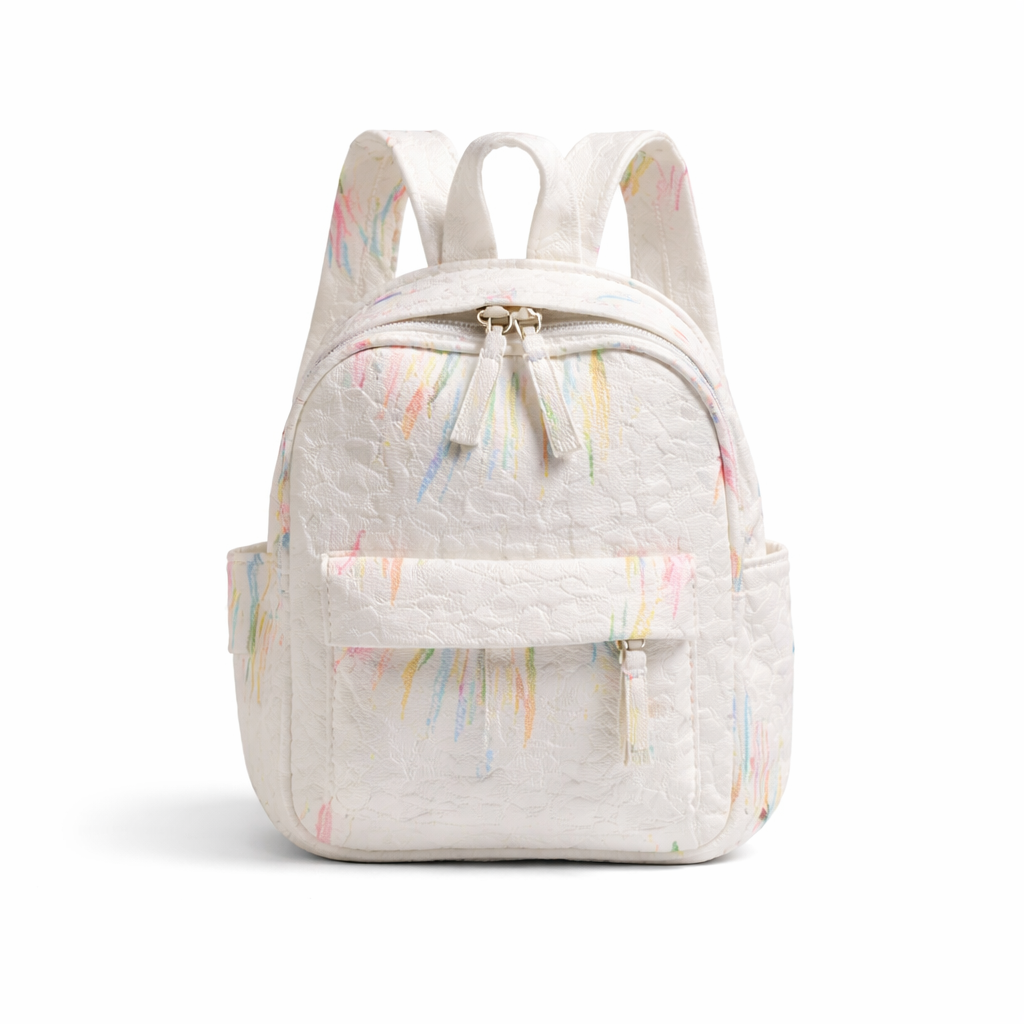 Backpack with Stylish and practical Lightweight - White