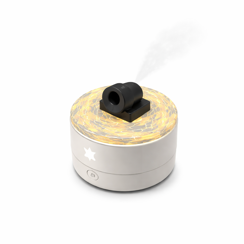 White Creative Cannon-Shaped Aromatherapy Humidifier