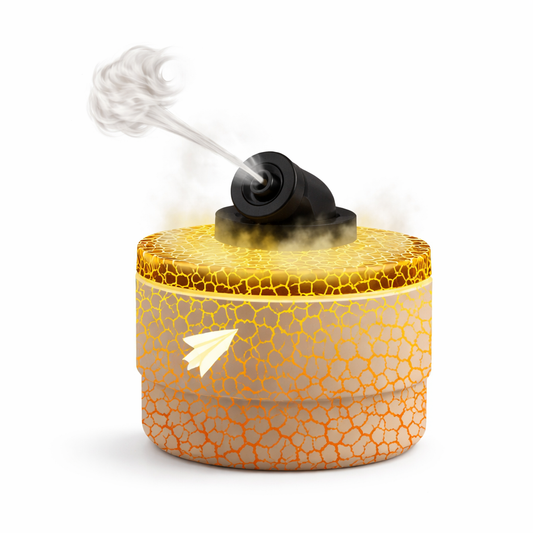 176 White Simulation Turret Diffuser & Humidifier