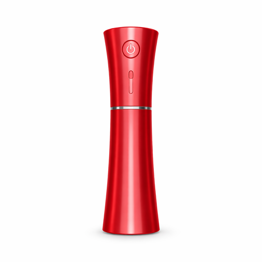 Red 2 in 1 Cool Mist Humidifier and Facial Moisturizer