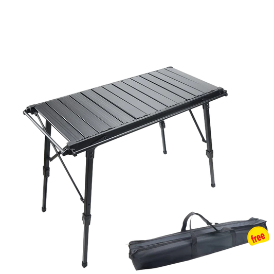 IGT Camping Table with Folding Aluminum Removable