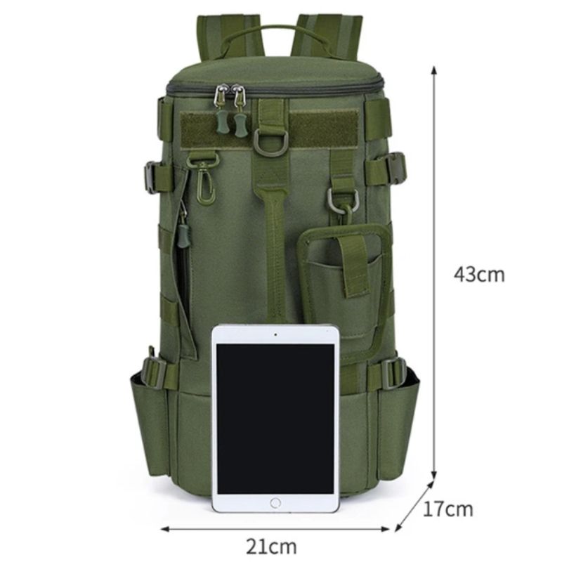 Fishing Backpack Tactical Molle Rod Holder Storage Bag