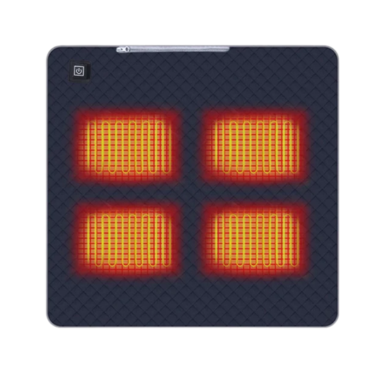 USB Heated Camping with Mat 4-Zone Thermostat