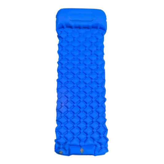 Inflatable Sleeping Pad with Foot Pump Pillow
