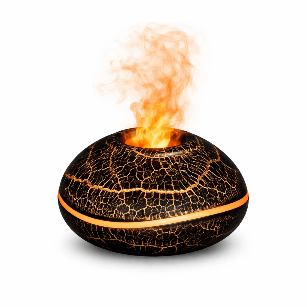 Best Crack color Mini USB Aromatherapy Humidifier with Flame Projection | Buy Online at Furniture Things Australia