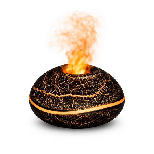 Best Crack color Mini USB Aromatherapy Humidifier with Flame Projection | Buy Online at Furniture Things Australia