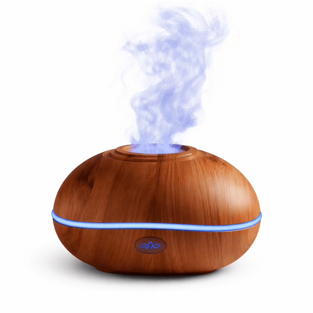 Best Wood grain Mini USB Aromatherapy Humidifier with Flame Projection | Buy Online at Furniture Things Australia