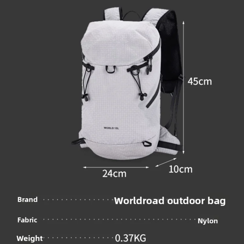 Hiking Backpack with Lightweight Waterproof Nylon