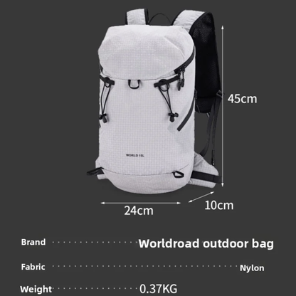 Hiking Backpack with Lightweight Waterproof Nylon