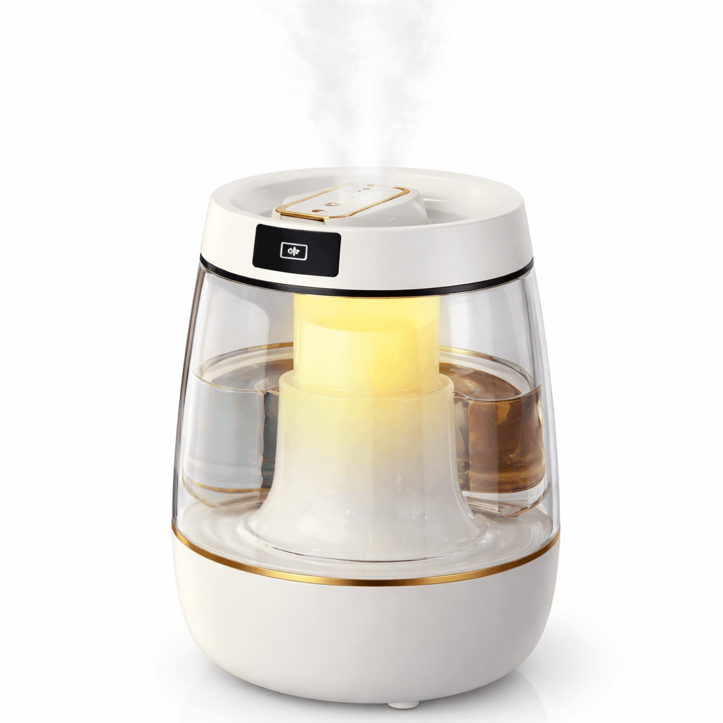 Best White 35L Smart Cool Mist Humidifier with Dual Nozzle Digital Display | Buy Online at Furniture Things Australia