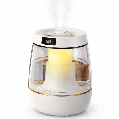 Best White 35L Smart Cool Mist Humidifier with Dual Nozzle Digital Display | Buy Online at Furniture Things Australia
