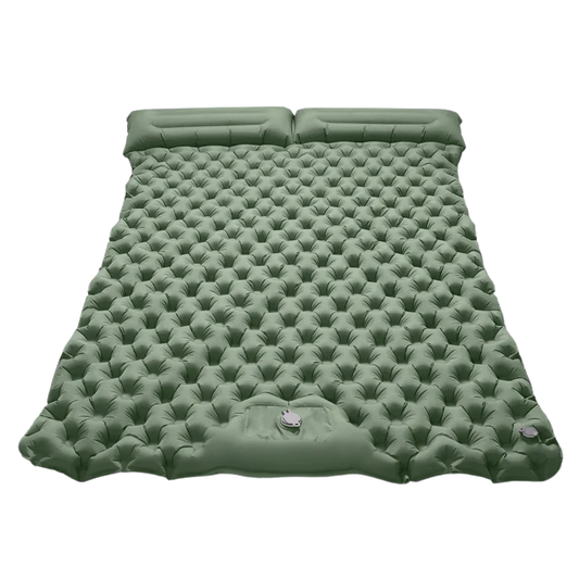 Double Inflatable Sleeping Pad Camping with Built-in Pump