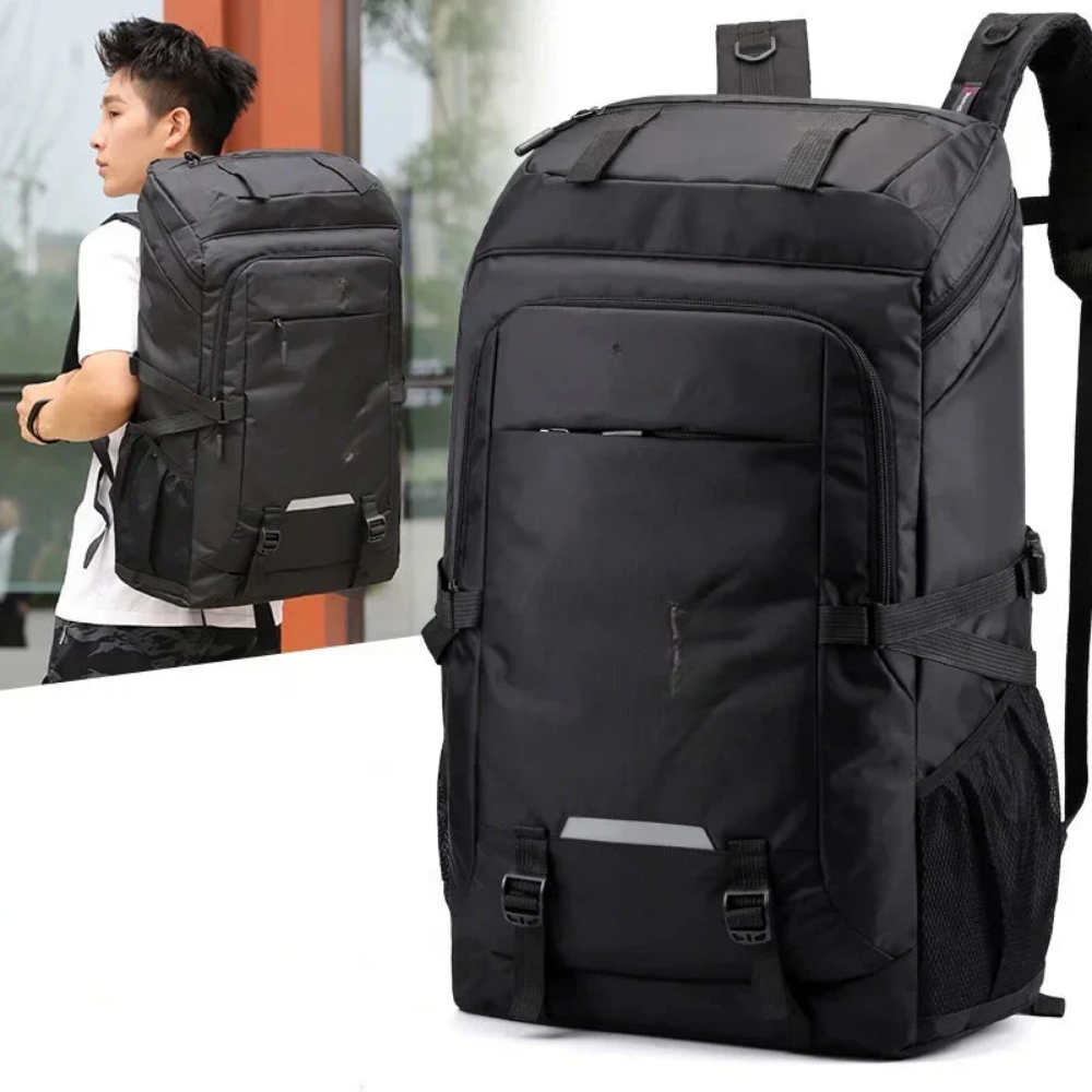 Hiking Backpack with 60L Nylon Large Capacity