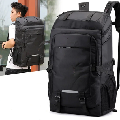 Hiking Backpack with 60L Nylon Large Capacity