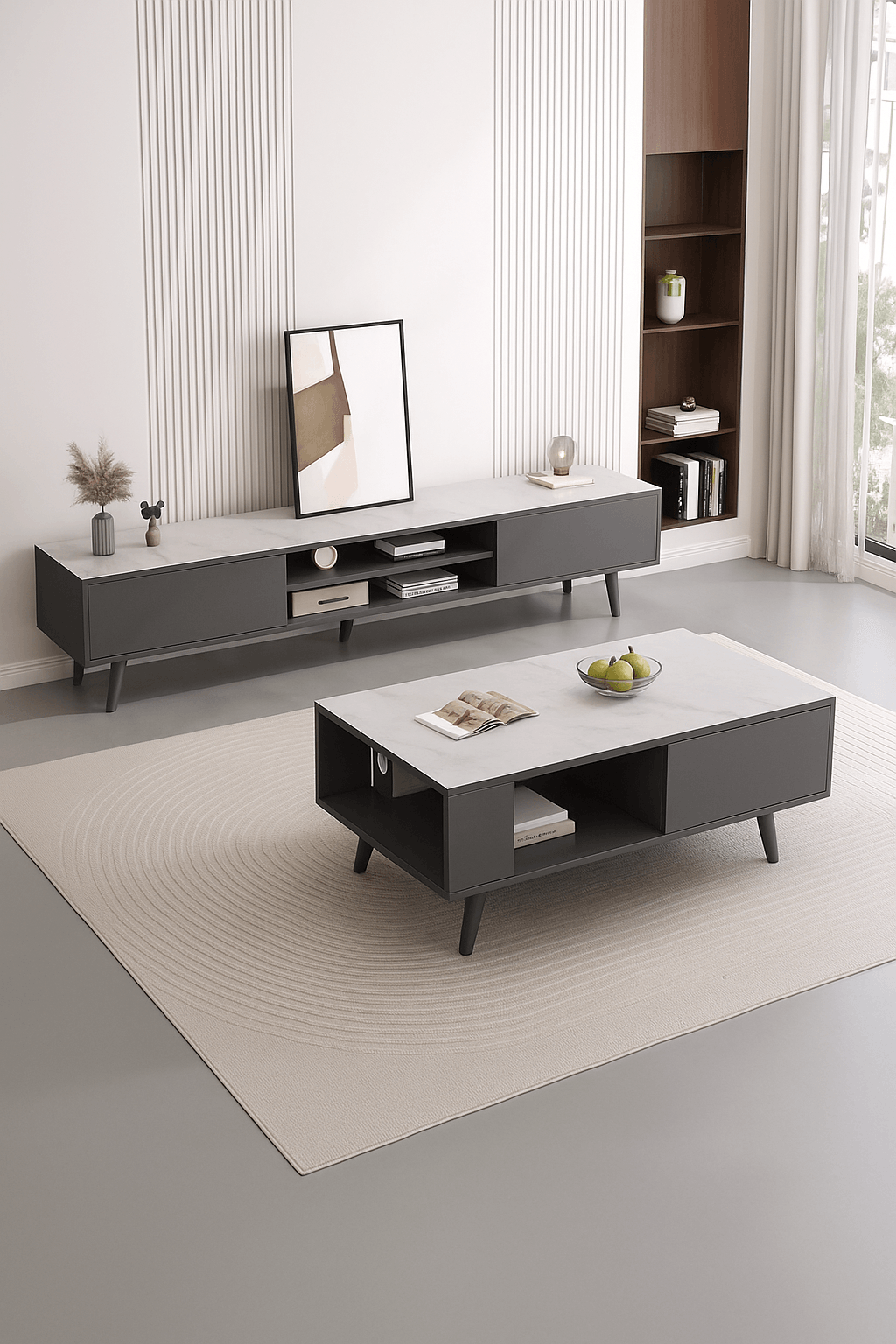 Best TV Cabinet Coffee Table Set Modern for Living Room | Buy Online at Furniture Things Australia