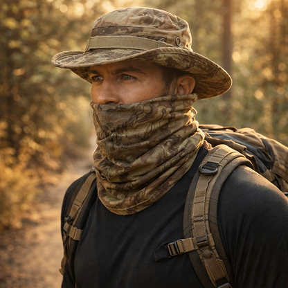 Boonie Yellow Python Unisex Hat with UV Protection for Hiking